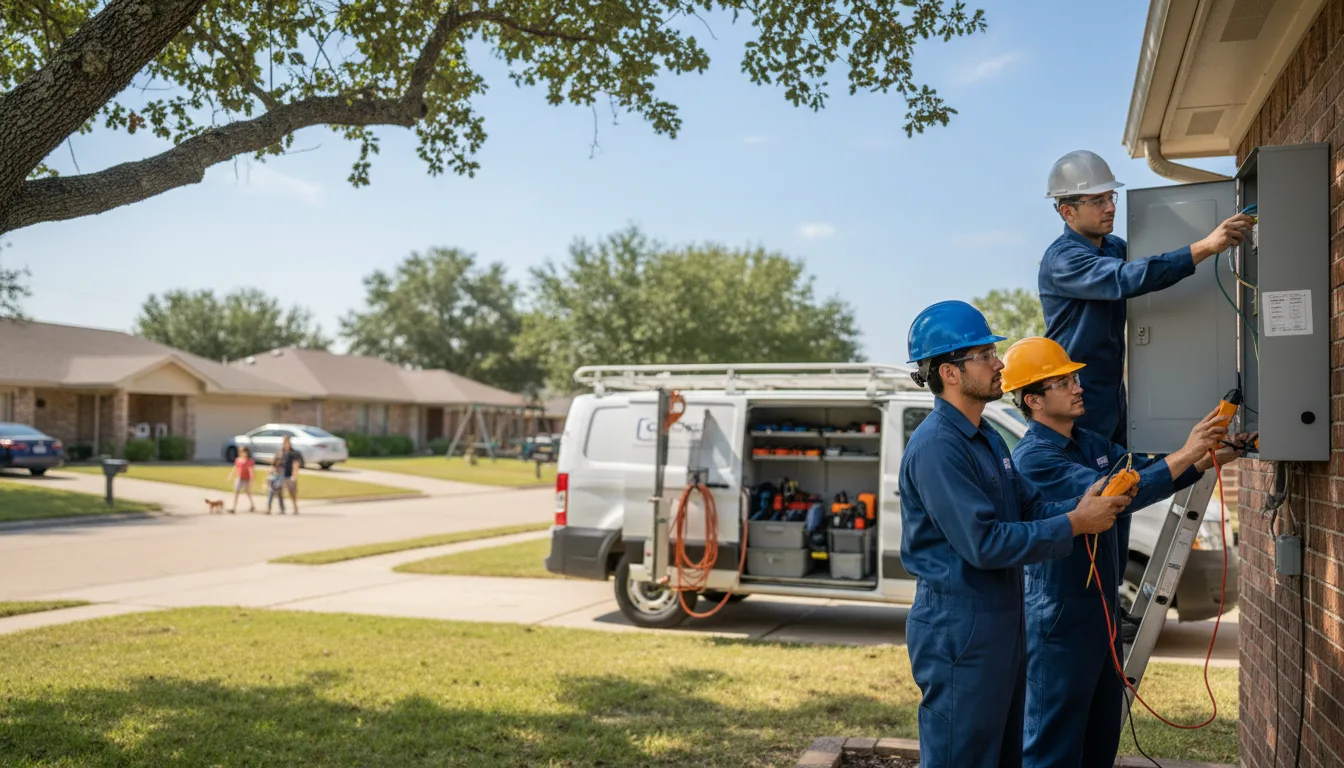Certified electrician providing emergency electrical services in Bethany, LA